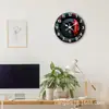 Reloj de Pared Silencioso Más Vendido Transfronterizo, Reloj Estilo Motocicleta, Reloj Decorativo Creativo y Moderno de Lujo Ligero para Sala de Estar, Reloj de Pared de Madera