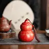 Cabaça Cerâmica Lata de Chá Esmalte Colorido Universal Pílulas Incenso em Pó Caixa de Embalagem de Chá Pote Selado Material Medicinal Caixa de Armazenamento de Frutas Secas