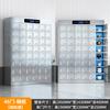 Armário de desinfecção de aço inoxidável armário de pratos armário de louças multi-portas armário de lancheira para refeitório restaurante alta temperatura UV ozônio