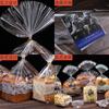 Fengke al por mayor transparente BOPP bolsillo plano para pan tostado bolsa de embalaje para pan galleta boca de atar bolsa para snacks