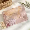 Sobres Florales Vintage en Relieve con Paisajes de Primavera Transfronterizos con un Toque de Lujo, Invitaciones Frescas y Románticas para Ocasiones Especiales