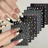 Belleza Completa Transfronteriza Nuevas Pegatinas para Uñas Ins Estrella Multicolor Estrella de Cinco Puntas Láser Pegatinas para Arte de Uñas