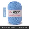 Nuevo Algodón Leche de Cuatro Hilos 25g Lana Hecho a Mano DIY Gorro Tejido Bufanda Muñeca Bola de Lana al por Mayor