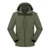 Jaqueta Soft Shell Jaqueta para Homens e Mulheres Primavera e Outono Roupa de Trabalho Nova Esportes ao Ar Livre Montanhismo À Prova de Vento e Impermeável com Capuz