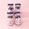 Zapatos para cachorro de otoño e invierno cálidos zapatos de algodón grueso antideslizantes resistentes al desgaste para pies de perro un par de 4 zapatos para mascotas