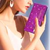 Adecuado para Samsung S26 Funda de Cuero, A57 Billetera con Cremallera y Brillo, Portatarjetas, Correa de Mano, Funda para Redmi Note15, A37