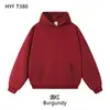Sudadera con Capucha de Peso Pesado con Bucle Personalización Empresa Ropa de Trabajo Holgada Hombro Caído Primavera Otoño Viaje al Trabajo Uniforme de Trabajo Estampar Logo