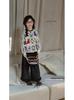 Cárdigan de Punto para Niña 2026 Otoño Nuevo Estilo Suéter para Bebé para Niños Pequeños y Medianos Estilo Coreano Moda Cuello Redondo Chaqueta Holgada