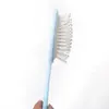 Pente de massagem em material ABS personalizado de fábrica, pente compacto portátil, pente com almofada de ar, pente antiestático doméstico para mulheres