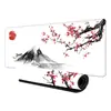 Alfombrilla de Ratón Grande de Mejor Venta de Amazon con Acabado de Alta Gama, con Pintura a Tinta de Paisaje Estilo Chino, Alfombrilla Rosa para Escritorio de Computadora