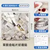 Adesivo de Parede Azulejo Imitação Revestimento de Parede Autoadesivo Montagem Própria Impermeável à Prova de Umidade Adesivo de Parede para Cozinha Papel de Parede em Grade Decoração de Loja