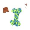 Amazon Set Cuerda de Algodón Juguetes para Mascotas Limpieza de Dientes Cuerda Nudo Bola Juguetes para Perro Juguetes para Aliviar el Aburrimiento del Cachorro Venta al por Mayor