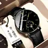Reloj de Hombre Coreano Estilo de Negocios Moda Simple Temperamento Reloj No Mecánico Calendario Adolescente Reloj de Cuarzo