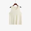 Top Interior de Punto sin Mangas con Cuello en U para Mujer Tallas Grandes, Chaleco Versátil Estilo Otoño 2026 para Mujeres Tallas Grandes 23167