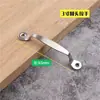 Manija Pequeña de Acero Inoxidable Estilo Antiguo con Cabeza Redonda Engrosada para Instalación Vista en Puertas, Ventanas, Puertas de Gabinetes y Cajones