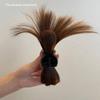 Pluma de pollo, volante, fuente, cola de caballo alta, pinza para sujetar el cabello, exhibición de cabello para la parte posterior de la cabeza para mujeres, pinza para el cabello, media peluca, pinza para el cabello con forma de tiburón, tocado
