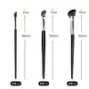 Pincel Sombra de Nariz Medio en Forma de Abanico T158, Pincel Biselado para Contorno, Pincel para Difuminar Contorno de Silueta Nasal, Pincel de Maquillaje de Pelo de Caballo de Cangzhou con Cerdas Suaves