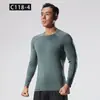 Ropa de Fitness para Hombre, Ropa de Running de Secado Rápido Otoño e Invierno, Bodis, Tops de Manga Larga, Camisetas Elásticas, Ropa para Entrenamiento en Gimnasio