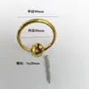 Anillo de hierro macizo anillo de tracción pequeño tabla de cortar tabla pegajosa anillo colgante gancho mango color latón chapado mango de una sola perforación montado en superficie accesorios metálicos