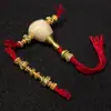 Accesorios de Vidrio Hechos a Mano para DIY, Tres Vías Arena Dorada, Accesorios de Cuentas Espaciadoras para Joyería DIY, Versátiles y de Moda, Xingyue