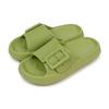 Nuevos Zapatos de Casa de Verano para Mujer 2026, Suela Gruesa, Hebilla Única, Suela Suave para Baño, Sandalias Deslizables para Pareja, Eva Duradero
