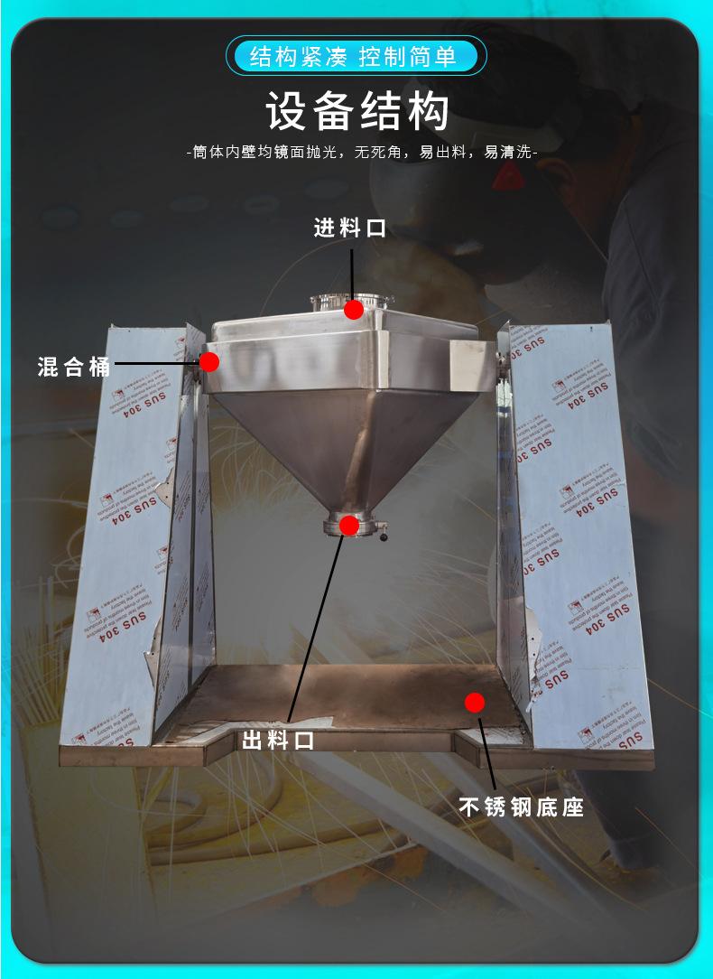 方锥混合机