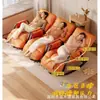 Silla mecedora de lujo ligero, acolchada suave, para ocio con rodillos masajeadores de pies, perfecta para uso doméstico, ofreciendo reclinación cómoda y una siesta relajante por la tarde; disponible para venta al por mayor