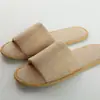 Fábrica de Yantai Chinelo Descartável Espesso Antiderrapante de Algodão e Linho para Salões de Beleza, Hotéis, Pousadas e Uso Doméstico
