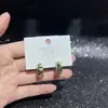 Pendientes de Serie de Diseño Original con Agujas de Plata S925, Galvanizado Ecológico, Moda Versátil de Lujo Ligero de Nicho Venta Directa