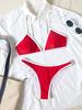 Traje de Baño Dividido Nuevo 2025 Bikini de Exportación Europeo y Americano Femenino Sexy Amazon Exportación Transfronteriza Bikini