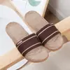 2024 nuevas zapatillas de lino para niños, de verano, para pareja, planas, para casa, para hombre y mujer, zapatillas de interior, de verano, zapatos para niños medianos y grandes