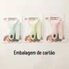Faca de Frutas Conjunto de Duas Peças, Faca de Descascar, Faca Dobrável Multifuncional, Descascador, Raspador de Melão, Raspador de Frutas