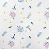 Tela Fresca de Fibra de Bambú Jacquard Tela Idea Estampado de Dibujos Animados Sudadera para Bebé Manga Corta Pantalones Anti-mosquitos Tela de Camiseta