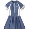 Traje de baño para mujer 2025 Conservador de una pieza con falda Adelgazante Secado rápido Casual para estudiantes Deportivo Traje de surf