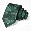 Gravata Masculina Logotipo Personalizado Gravata Paisley Vermelha Casamento Noivo Gravata de Alta Qualidade Amarrada à Mão para Homens