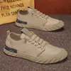 Zapatos de Tela Old Beijing 2026 Verano Hielo Seda Casuales para Hombre Versátiles Sin Cordones Perezosos de Moda Zapatos de Lona Cosidos