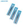 Pinzas antiestáticas Jack Jack de acero inoxidable pinzas para recoger pelo de nido de pájaro pinzas de codo recto finas y puntiagudas para arte de uñas