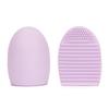 Huevo de silicona para lavar brochas de maquillaje transfronterizo, herramienta de belleza para maquillaje, huevo para limpiar brochas de maquillaje, huevo para limpiar brochas de maquillaje de belleza, venta al por mayor