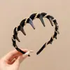 Diadema Antideslizante Dentada para Mujer 2026 Nuevo Estilo Versátil para Salir, Hace que la Cara Parezca Más Pequeña, Elegante Accesorio para el Cabello de Diadema Alta