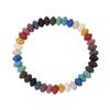 Europa e Estados Unidos nova moda pulseira redonda de pedra vulcânica colorida pulseira masculina e feminina pulseira joias atacado transfronteiriço exclusivo