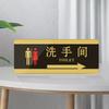 Placa Acrílica para Banheiro Sinal de Porta Banheiro Masculino e Feminino Wc Banheiro Público Sinalização Livre de Barreiras À Prova D'água