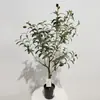 Árvore de Oliveira Artificial Transfronteiriça para Entrada de Casa, Decoração de Varanda, Árvore de Oliveira Artificial para Paisagismo de Hotel, Shopping Center, Salão de Exposições