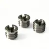 Tornillo Adaptador de Rosca Interna y Externa de Acero Inoxidable de 1/4 a 3/8 para Conversión de Cabezal de Trípode de Cámara Dslr