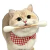 Juguete para gatos 100% lana pura hisopo de algodón grande palo rascador para gatos para moler los dientes y autoentretenimiento, juguete para olfatear hierba gatera