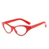 Gafas de Diamante Gafas para Adultos y Niños Gafas de Moda Decoración Ojo de Gato Lentes Planos Flor de Ciruelo Triángulo Diamantes Incrustados