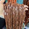 4 * 13mm contas longas pedra natural cristal ágata contas em forma quadrada joias de miçangas DIY