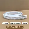 Tira de Borde Suave de PVC Autoadhesivo Pu Estilo Francés para Decoración de Puertas con Arco Curvo Borde de Pared de Fondo Estilo Europeo Línea de Yeso