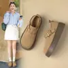 Zapatos Birkenstock de suela gruesa ZHR para mujer, nuevo modelo otoño 2026, versátiles para el uso diario, estilo retro moderno, zapatos casuales cómodos