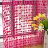 Cortina de Linha de Amor Estilo Coreano Cortina de Partição de Entrada de Sala de Estar Criptografada Cortina de Casamento Cortina Decorativa Cortina de Porta de Quarto Produto Acabado