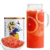 Melocotón Rosa en Cubos Enlatado Guangxi 850g Fruta de Melocotón Instantánea Enlatada Materias Primas Especiales para Horneado Bebida Té con Leche